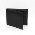 Torino - Tumbled Glove Leather Billfold Wallet - Black