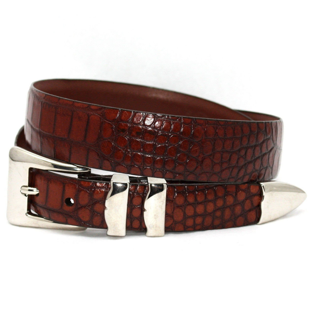 Torino - Alligator Embossed Calfskin Belt