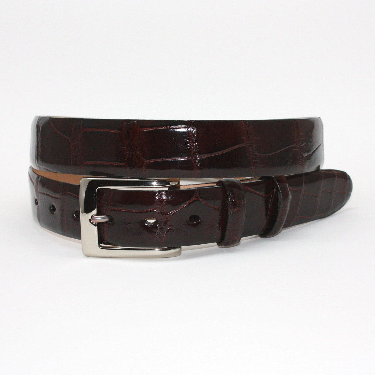 Torino - Unstitched Genuine American Alligator Skin Belt