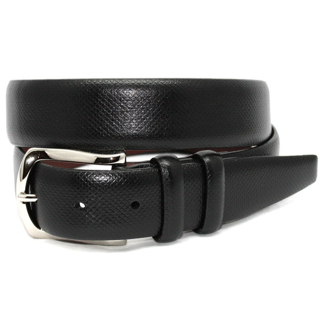 Torino - Italian Bulgaro Calfskin Belt - Black