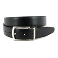Torino - Pebbled Veal to Burnished Veal - Reversible Belt Black to Cognac