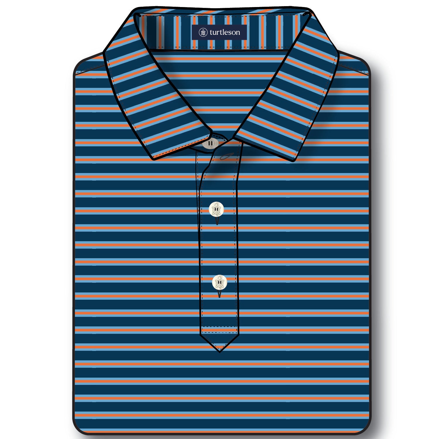 Turtleson - Perry Stripe Polo