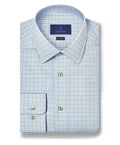 David Donahue - Blue & Green Twill Check