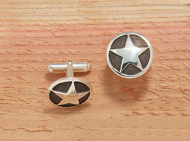 Max Lang - Antique Star Cuff Links