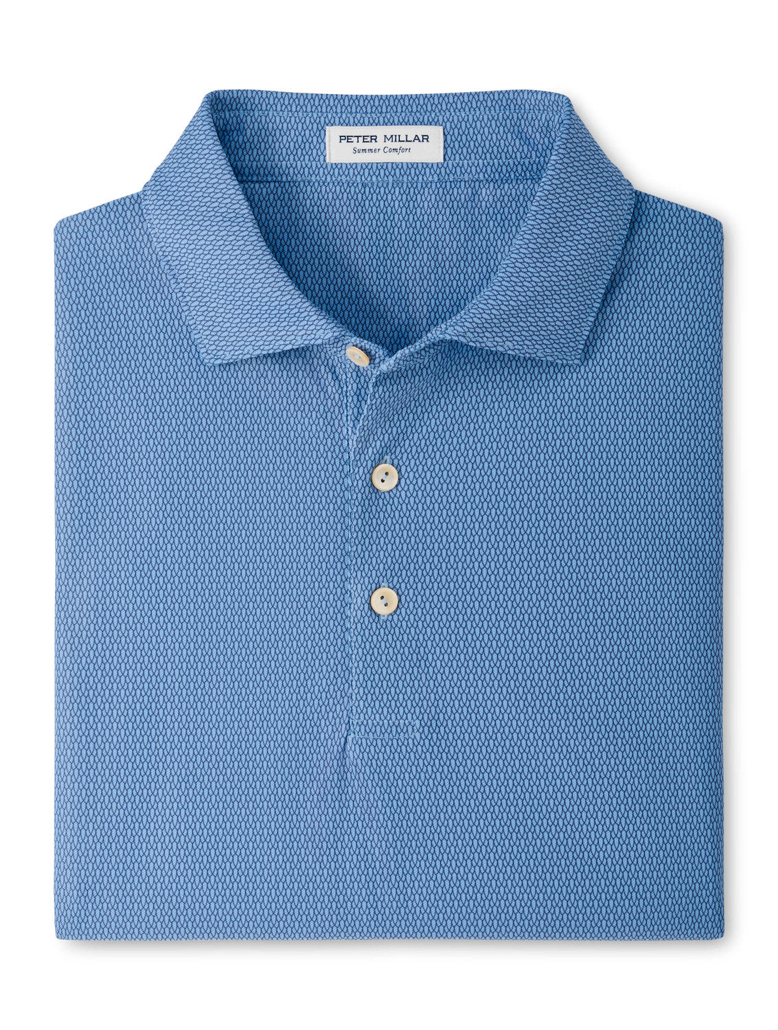 Peter Millar - Currituck Perf Mesh Polo - Sean Self Collar