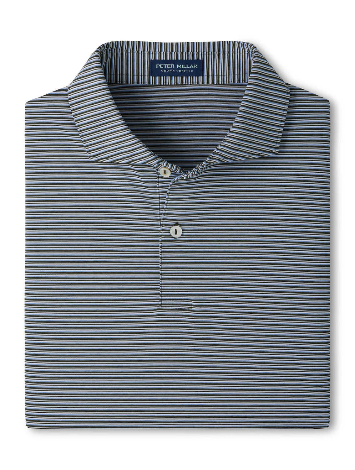 Peter Millar - Timbre Perf Jersey Polo - Edwin Spread Collar