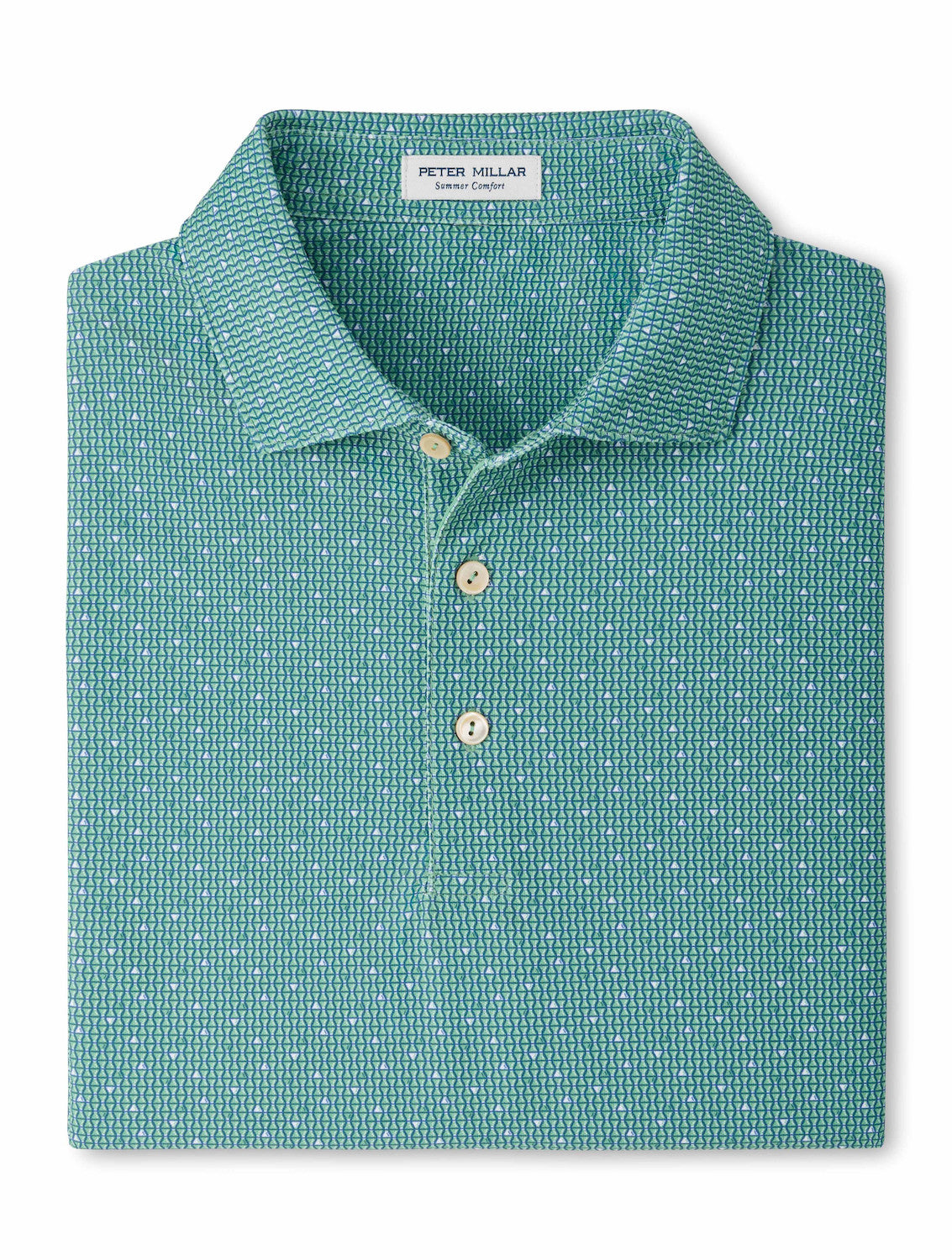 Peter Millar - Dirty Martini Perf Mesh Polo - Sean Self Collar
