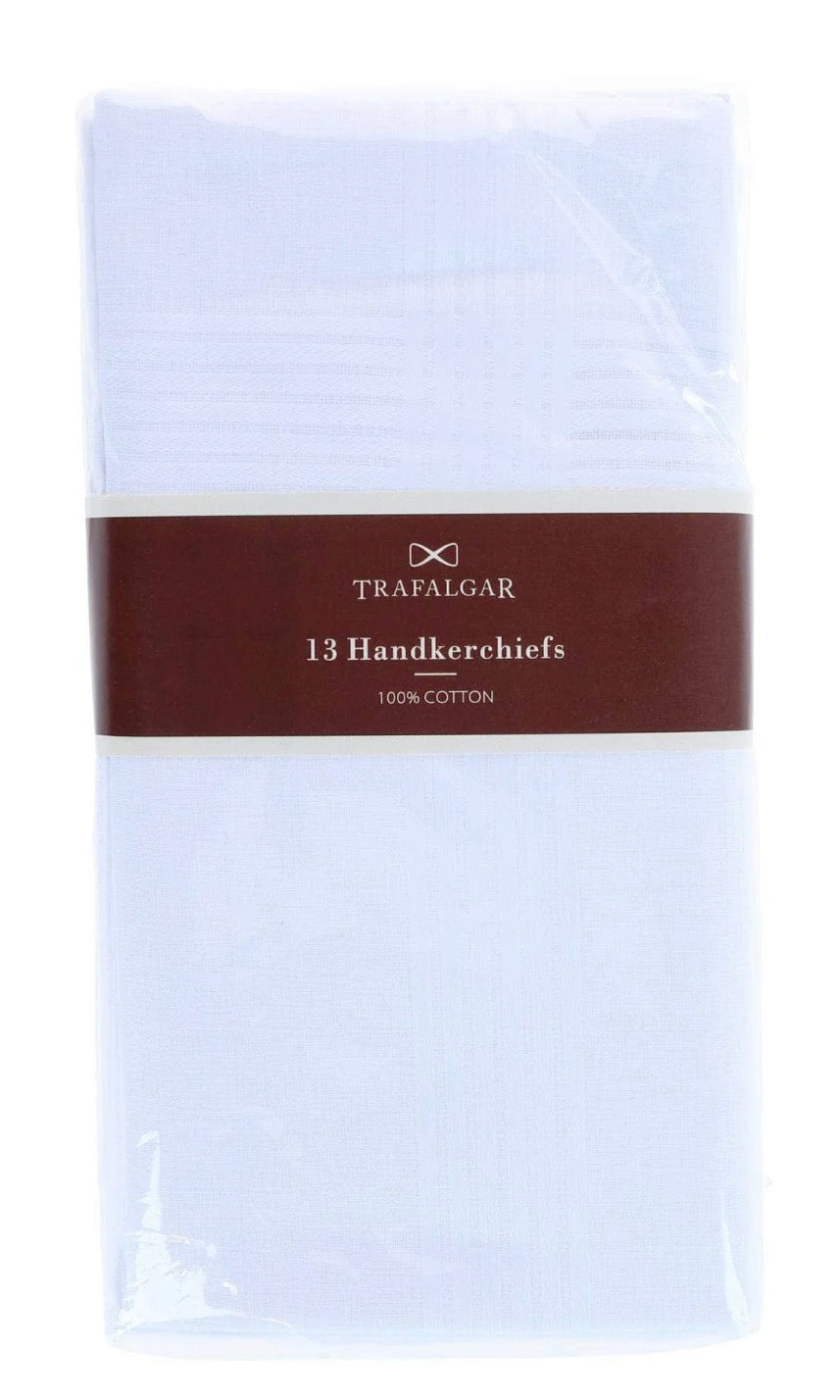 Trafalgar -  Baker's Dozen Cotton Handkerchiefs (13 Pack)