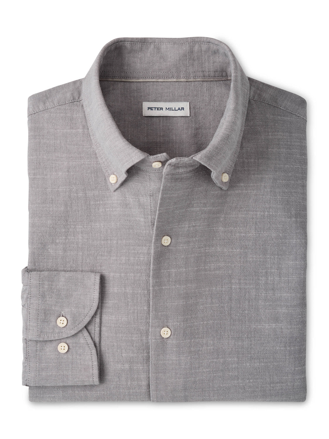 Peter Millar -  Devonport Chambray Cotton-Stretch Sport Shirt