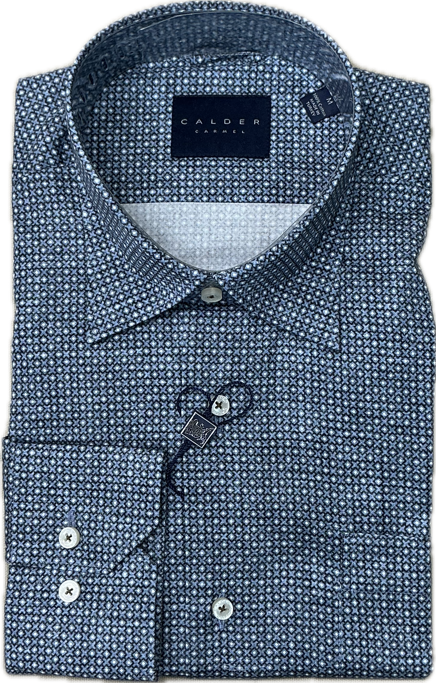 Madder Luxe Italian Printed Micro Neat Twill