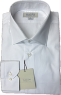 Hagen - White Super Fine Twill Dress Shirt