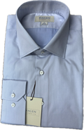 Hagen - Blue Super Fine Twill Dress Shirt