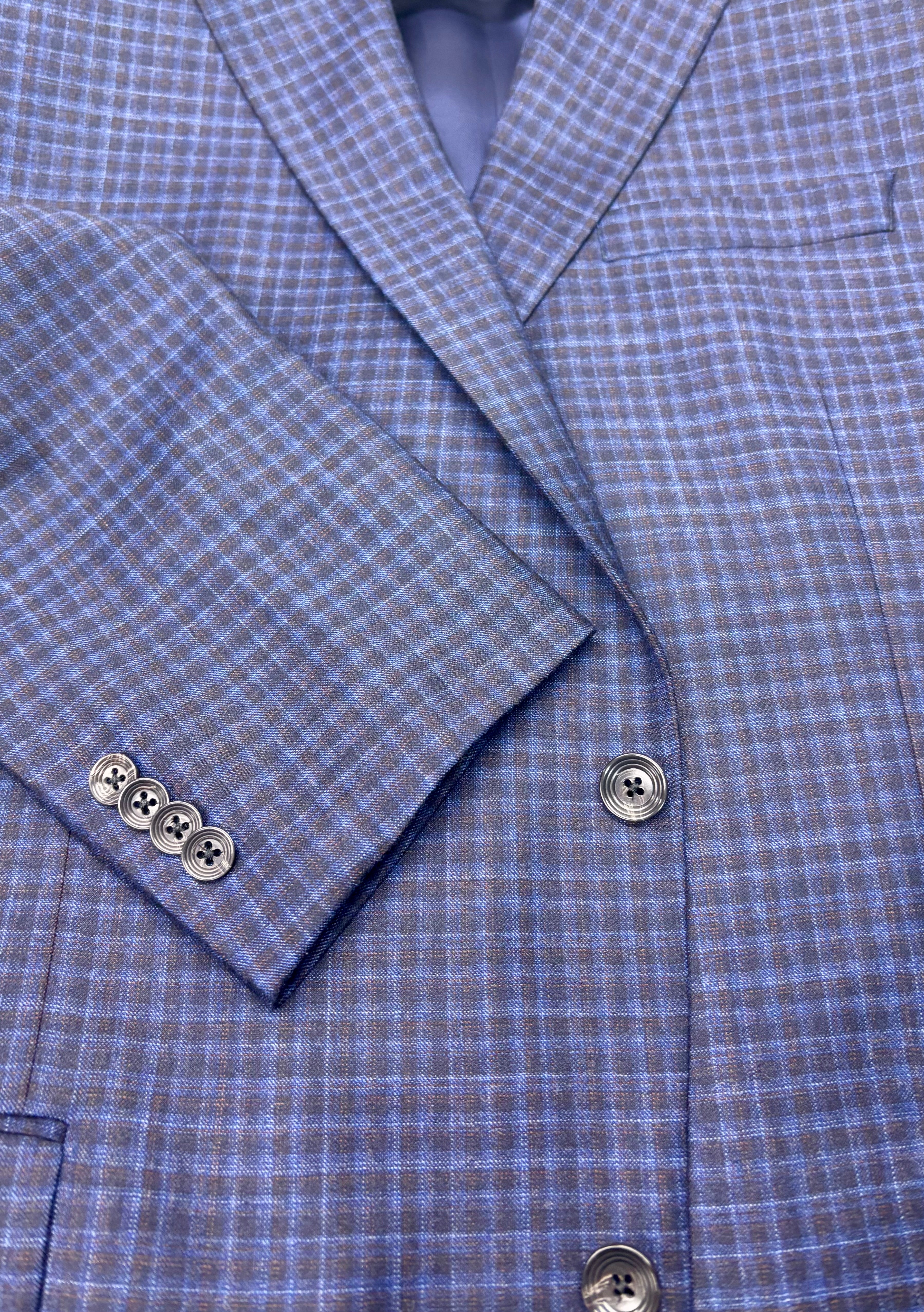Jack Victor - Navy/Brown Check