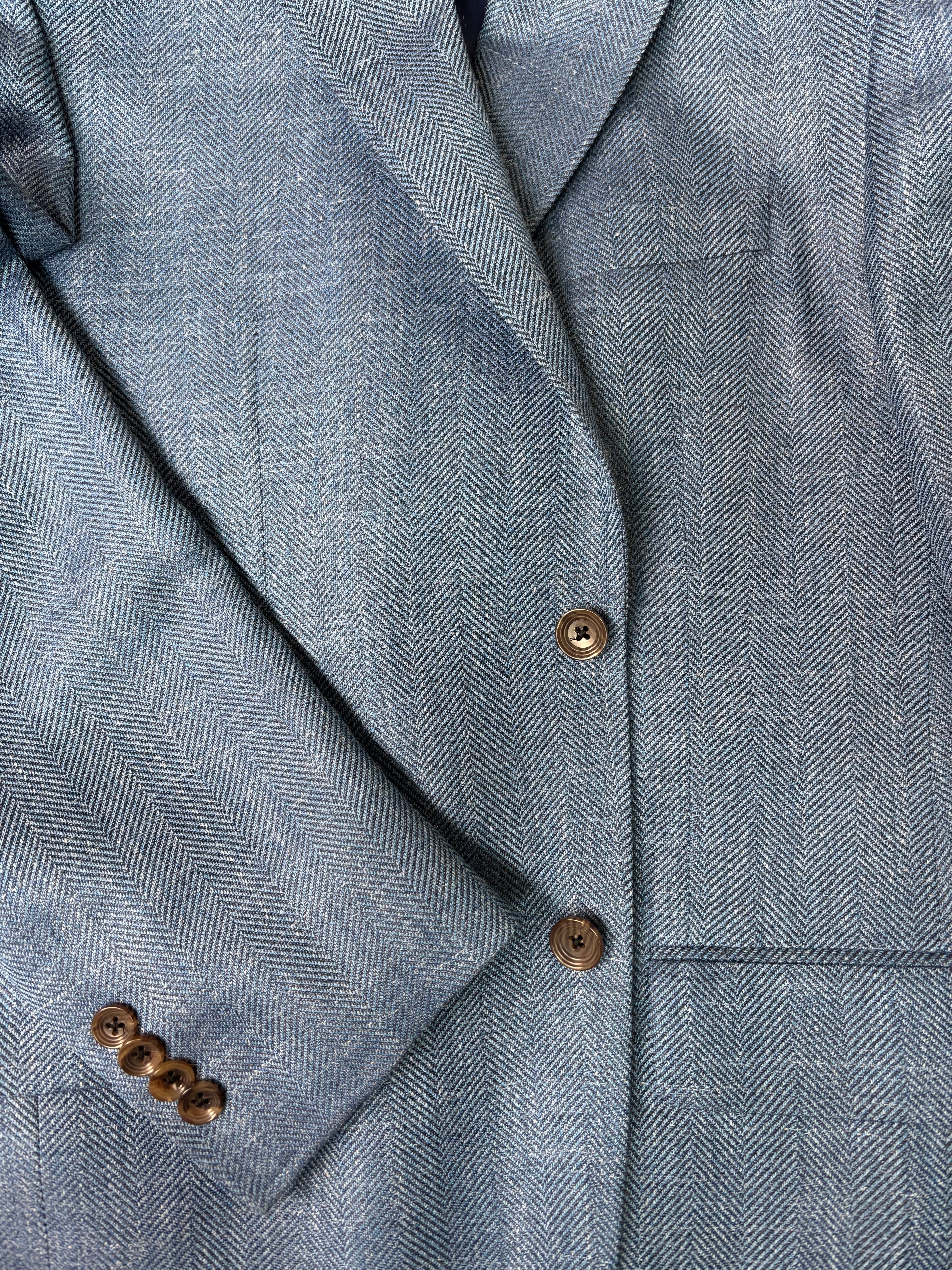 Jack Victor - Bright Blue Chevron