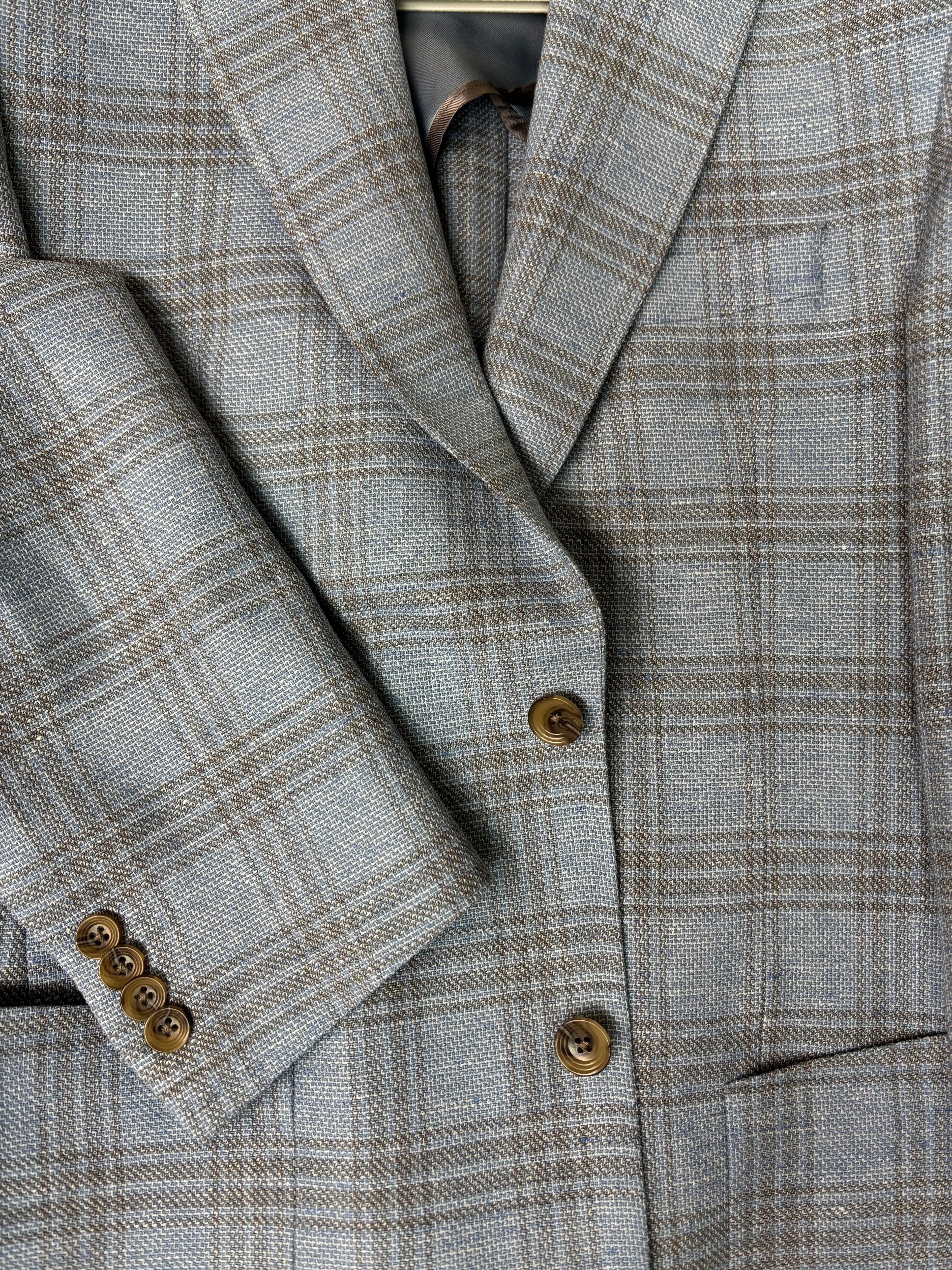 Jack Victor - Light Blue Hampton Plaid
