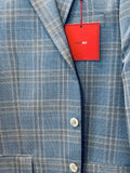 Tailored - Blue/Grey Window Pane Plaid