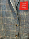 Tailored - Turquoise Window Pane Plaid