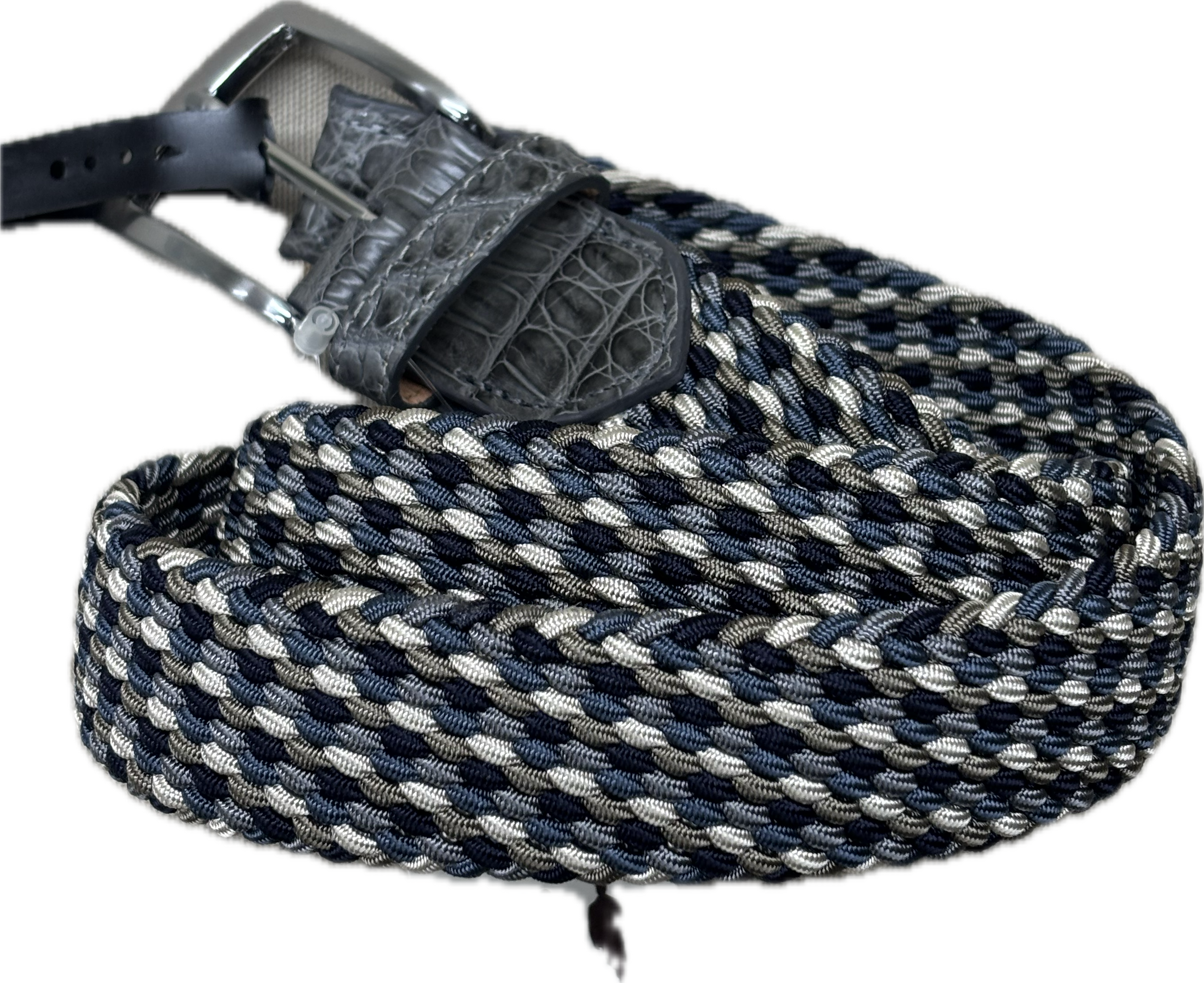 W.Kleinberg - Navy Multi Woven Stretch