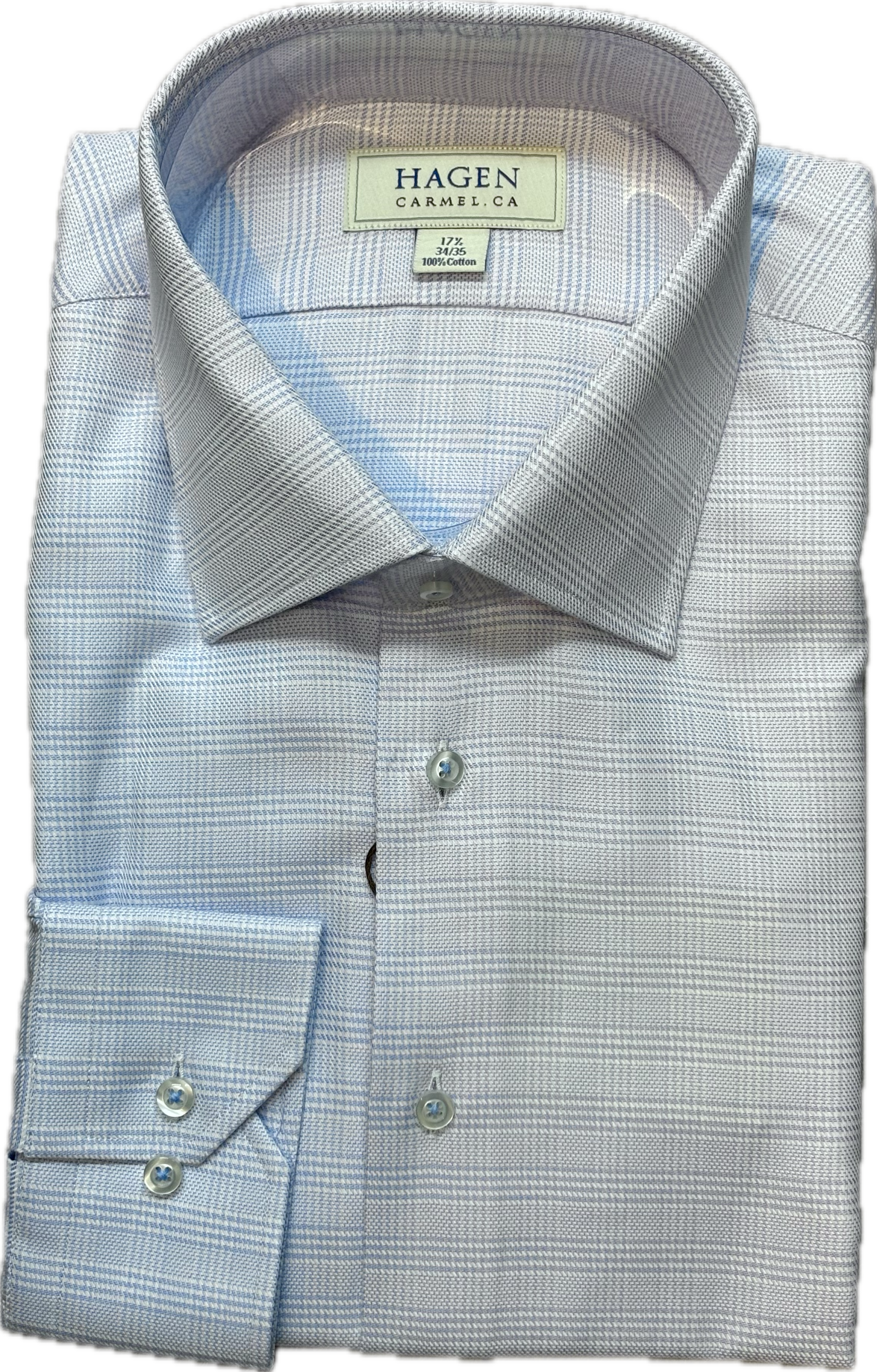 Hagen - Sky Blue Plaid