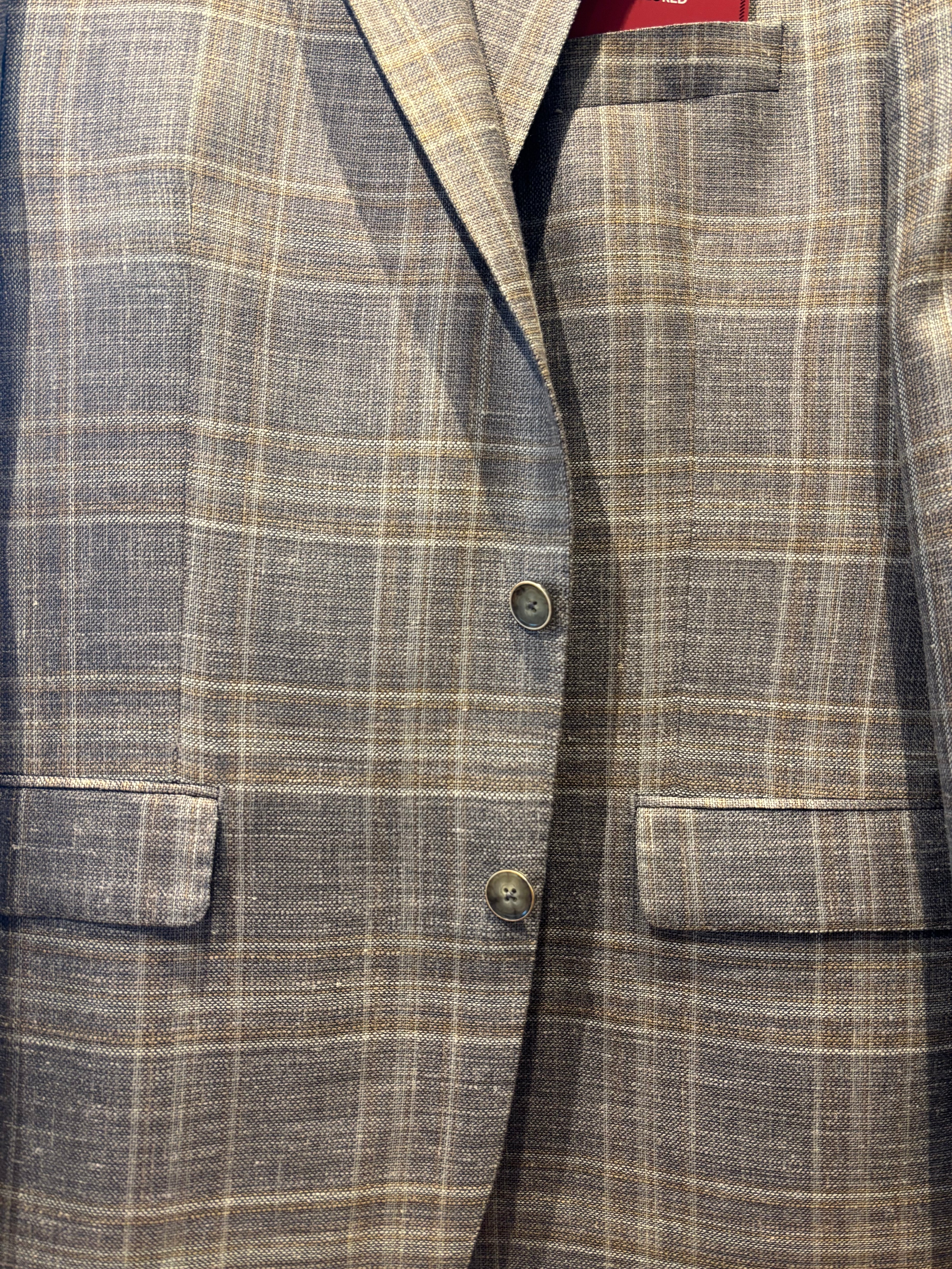 Tailored - Grey/Tan Plaid