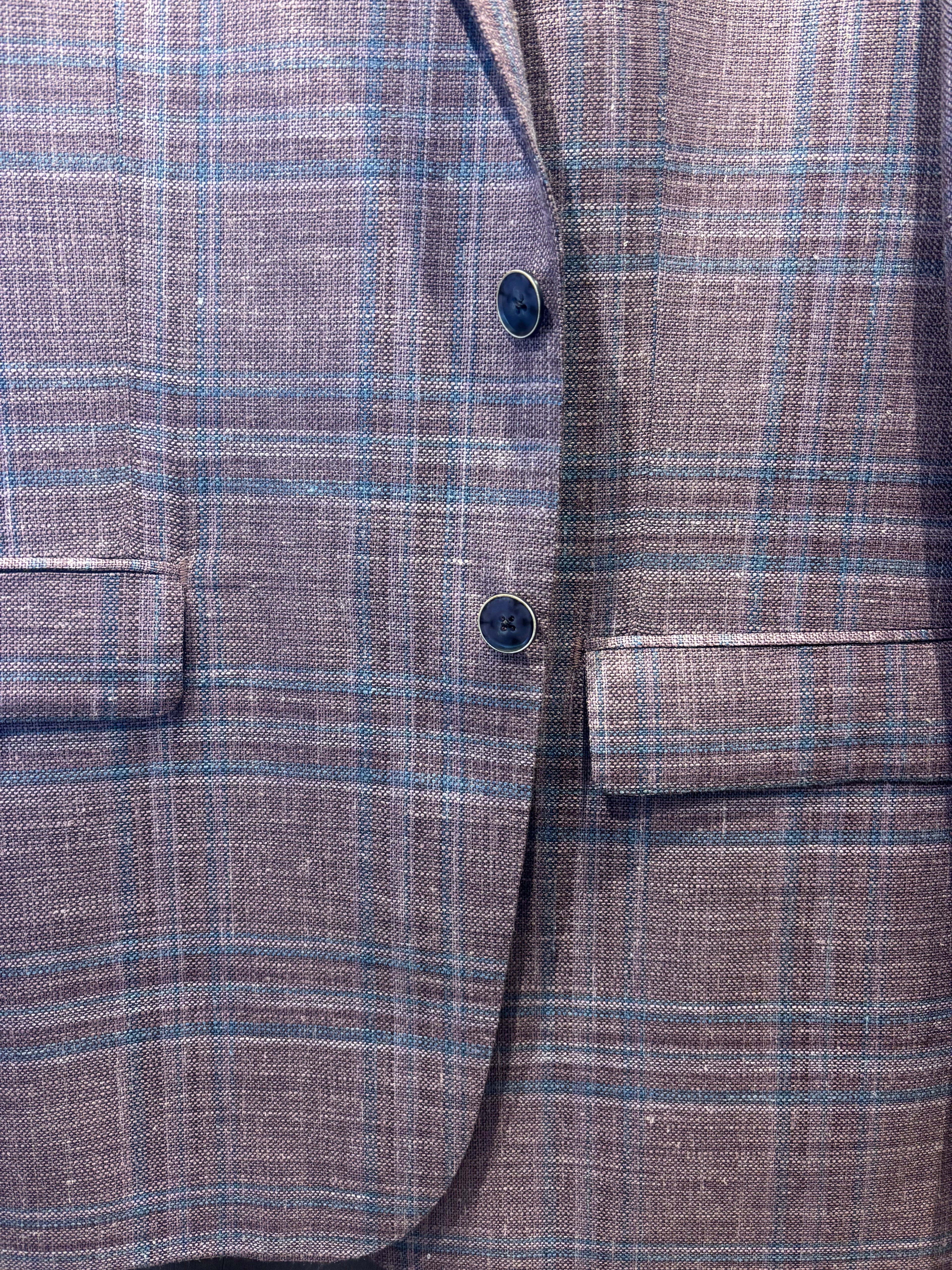 Tailored - Lt Purple/Blue Plaid