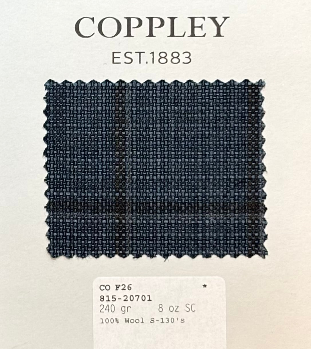 Coppley - Gunmetal/Brown Plaid