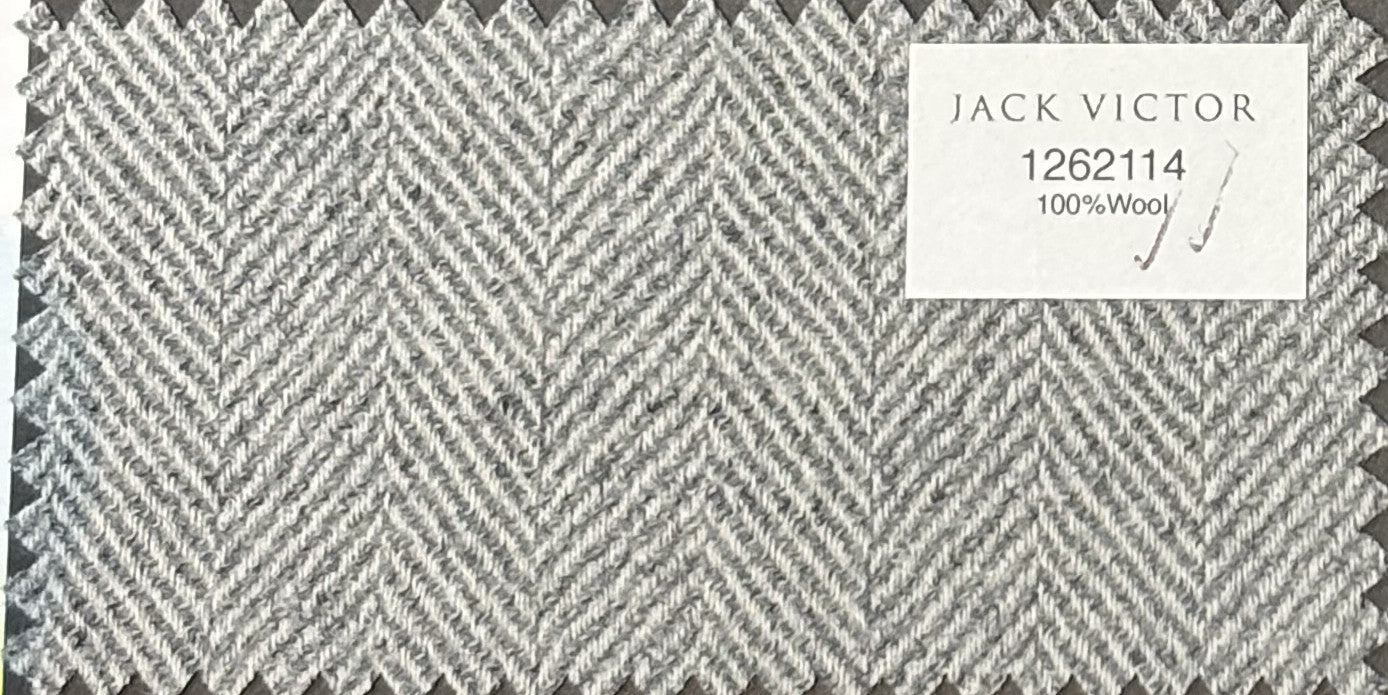 Jack Victor - Austin Grey Herringbone
