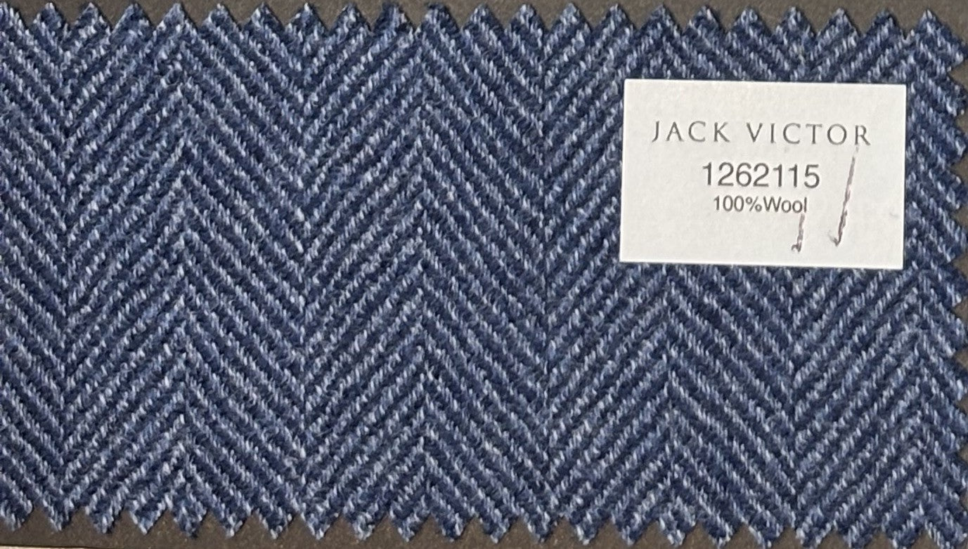 Jack Victor - Austin Blue Herringbone