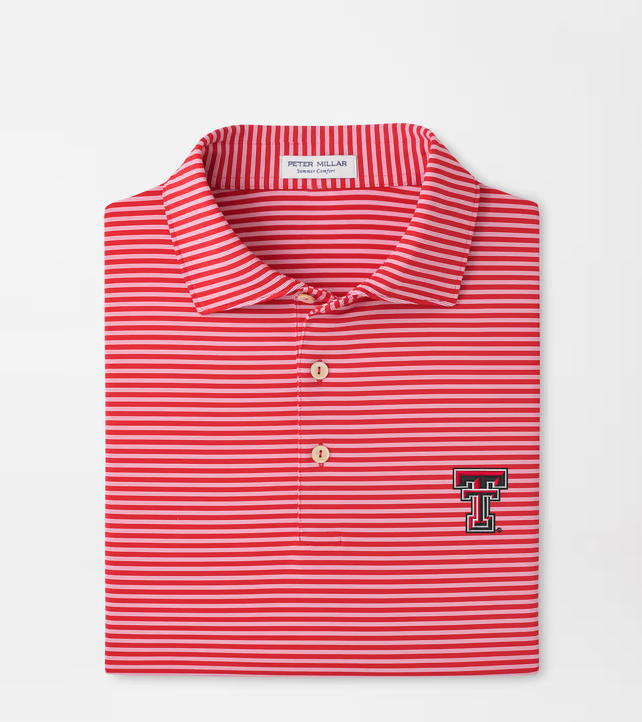 Peter Millar - Texas Tech Tiebreaker Perf Jersey Stripe