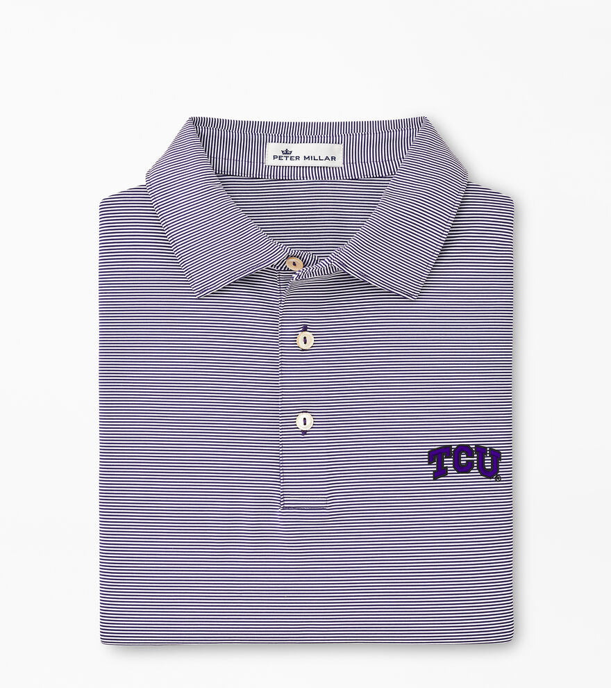 Peter Millar - TCU Jubilee Stripe Performance Polo