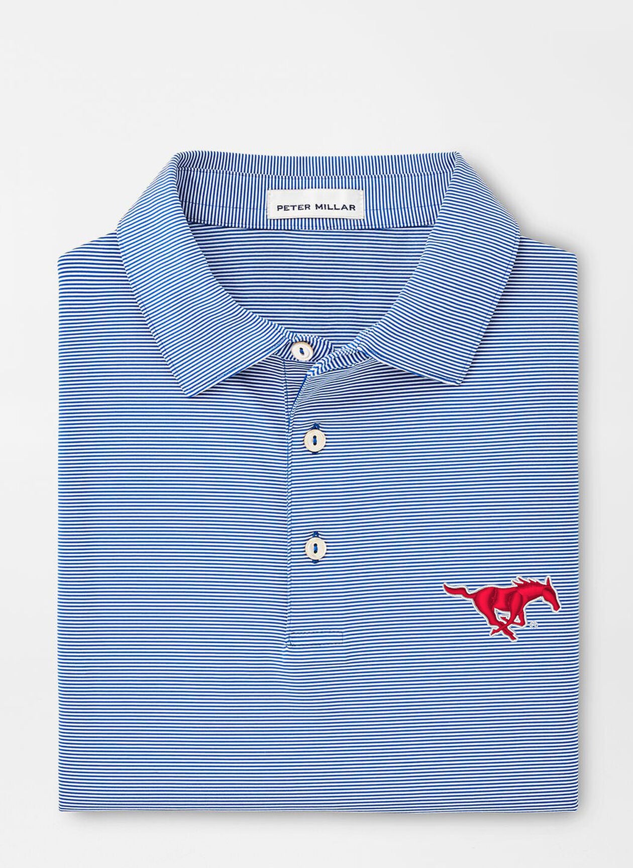 Peter Millar - SMU Jubilee Stripe Performance Polo
