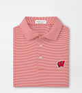 Peter Millar - Wisconsin Jubilee Stripe Perf Polo