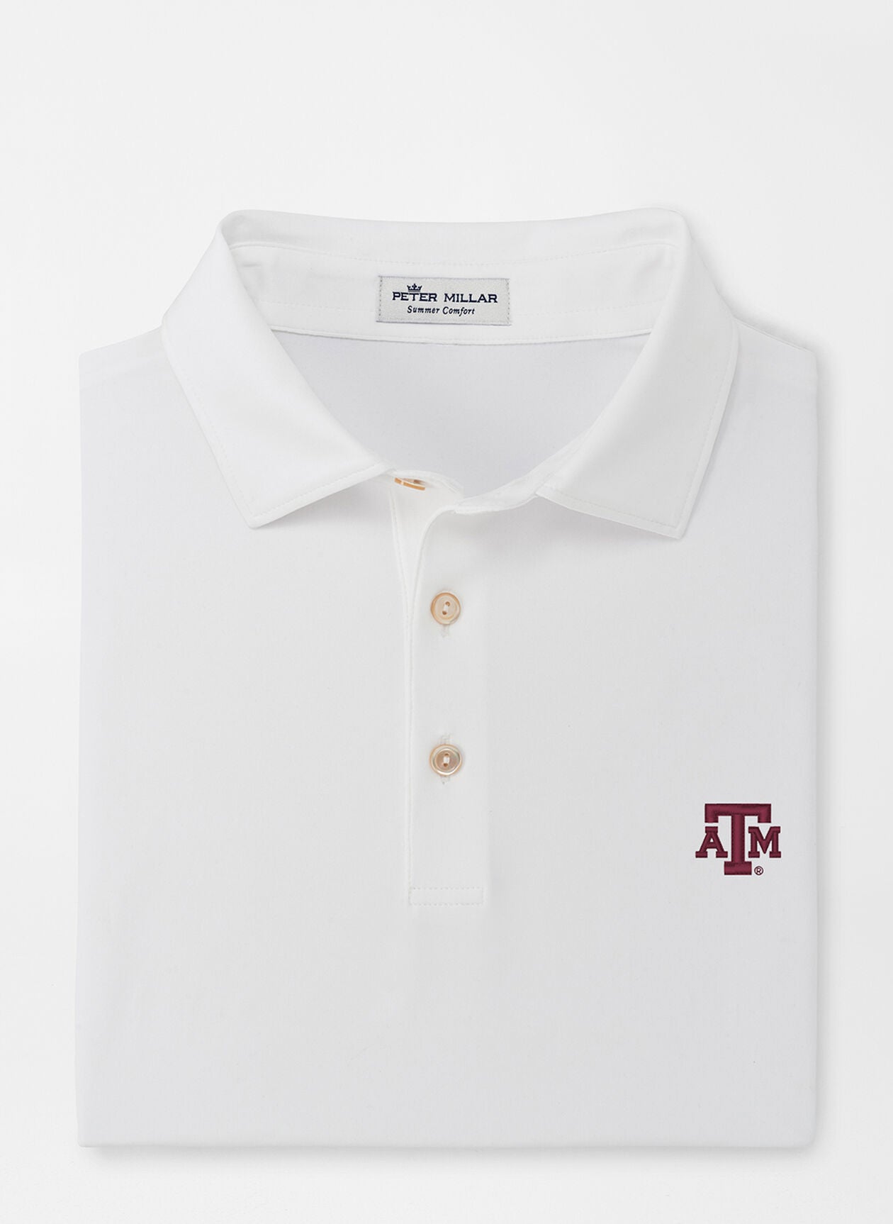 Peter Millar - Texas A&M Solid Perf Jersey Polo