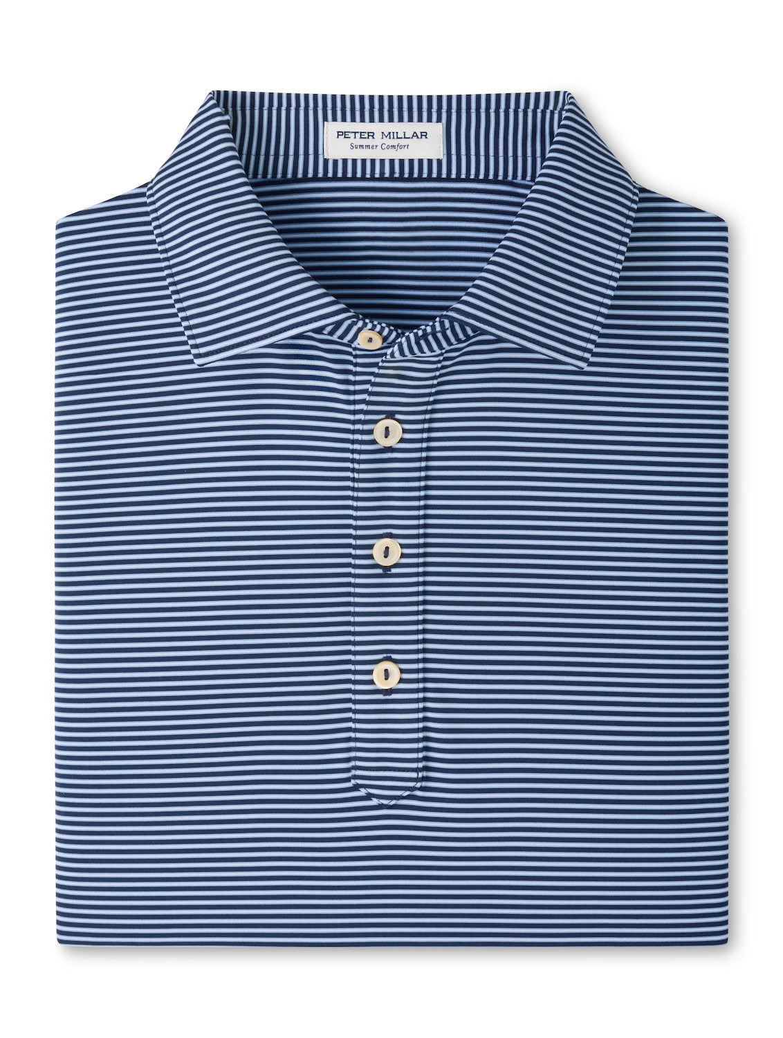 Peter Millar - Wynn Perf Jersey Polo - Hogan Hard Collar