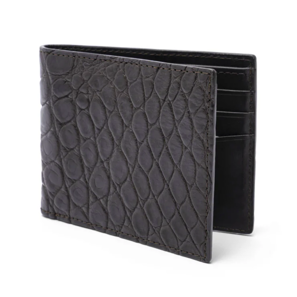 W.Kleinberg - Glazed Alligator Bifold Wallet