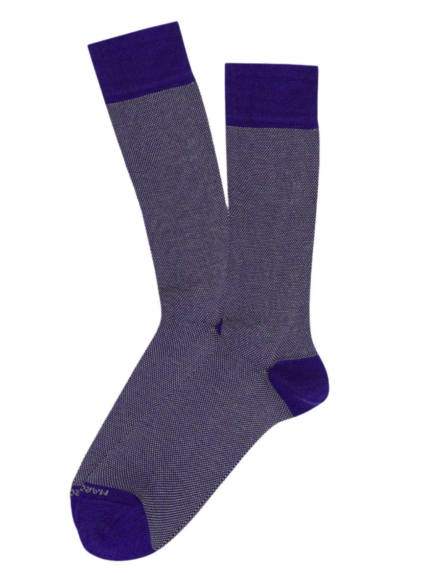 Marcoliani - Mid Calf Pima Lisle Birdseye 3741T