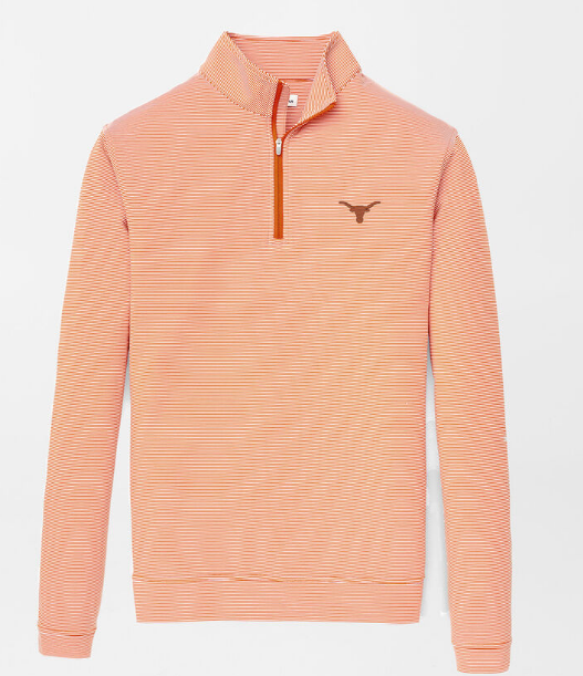 Peter Millar - Texas Perth Sugar Stripe Performance Quarter-Zip