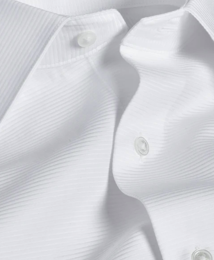 David Donahue - Horizontal Rib French Cuff Formal Shirt