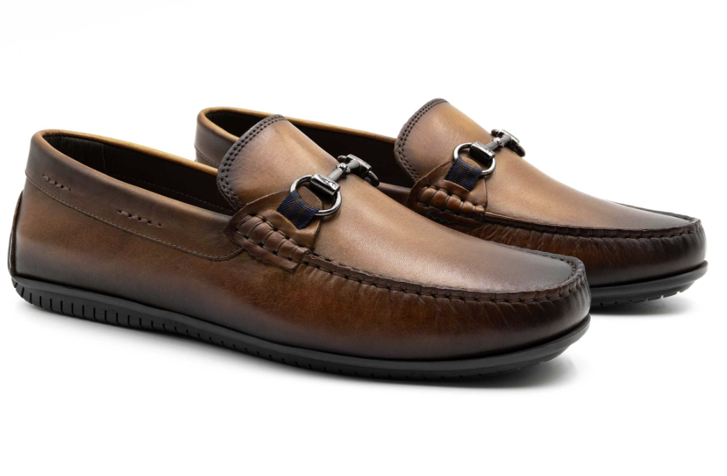 Martin Dingman - Bermuda Saddle Leather Horse Bit Loafers