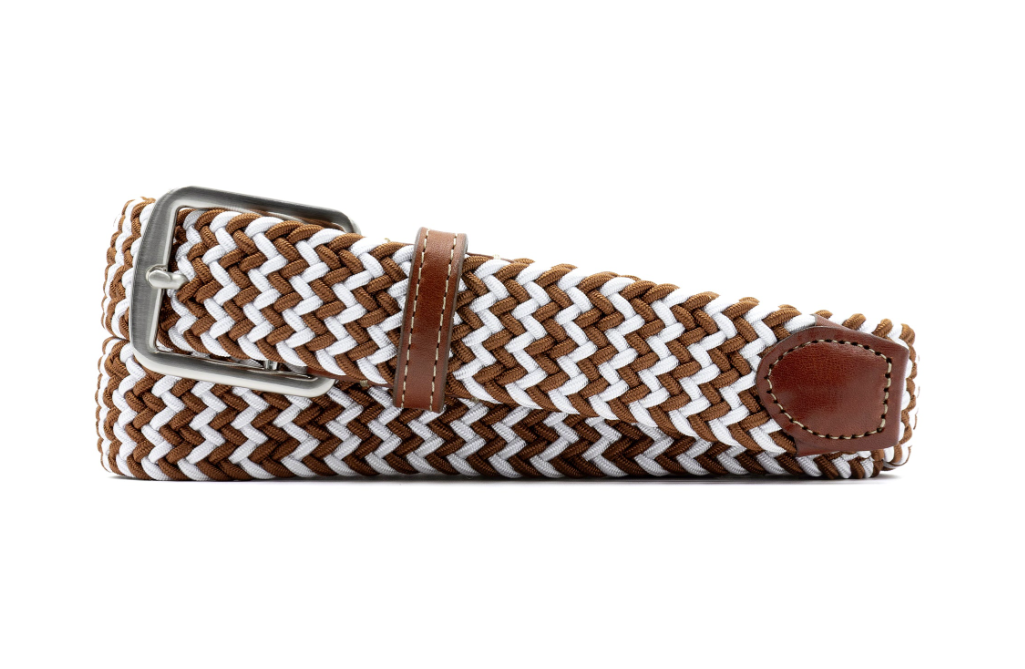 Martin Dingman - Collegiate Newport Woven Italian Rayon Elastic Belt