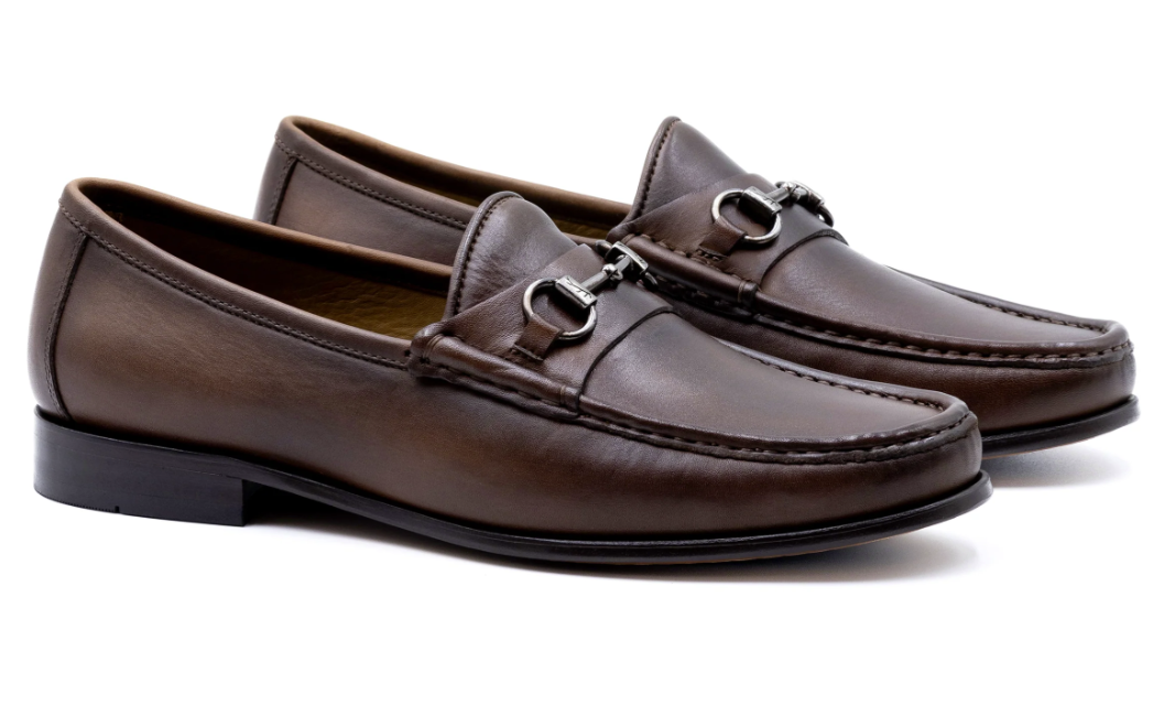 Martin Dingman - Addison Calf Leather Horse Bit Loafers
