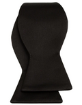 David Donahue - Black Satin Self-tie Bow Tie