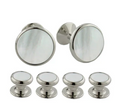 David Donahue - Mother of Pearl & Brass Stud Set