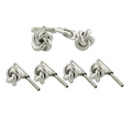 David Donahue - Sterling Silver Knot Stud Set