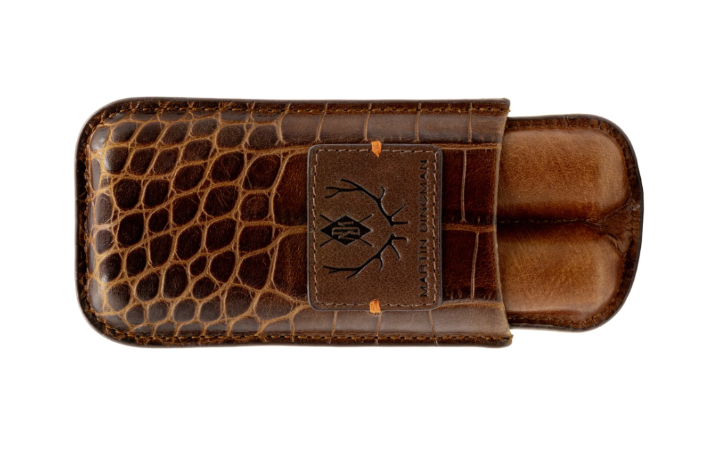 Martin Dingman - Havana Alligator Grain Cigar Case