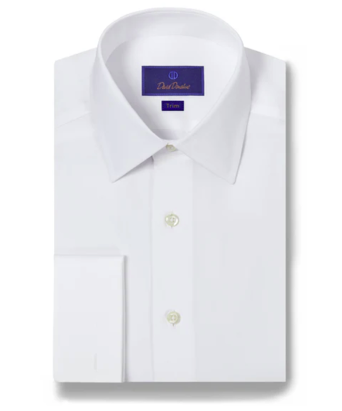 David Donahue - White Broadcloth French Cuff