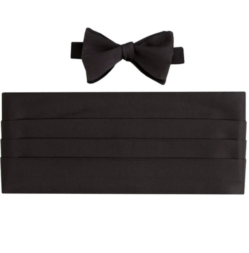 David Donahue - Black Faille Self-tie Bow Tie