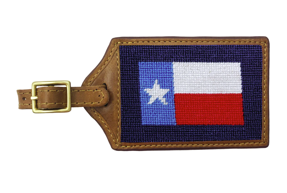Smathers & Branson - Needlepoint Luggage Tag