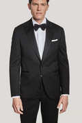Jack Victor - Black Solid Tuxedo Pant