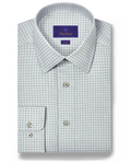 David Donahue - Sage Check Cashmere Blend